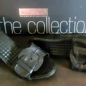 Leather sandals Modellista art collection size 6M